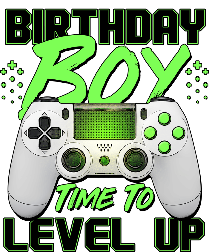 Birthday Boy Time To Level Up Video Gamer Ceramic Oval Ornament